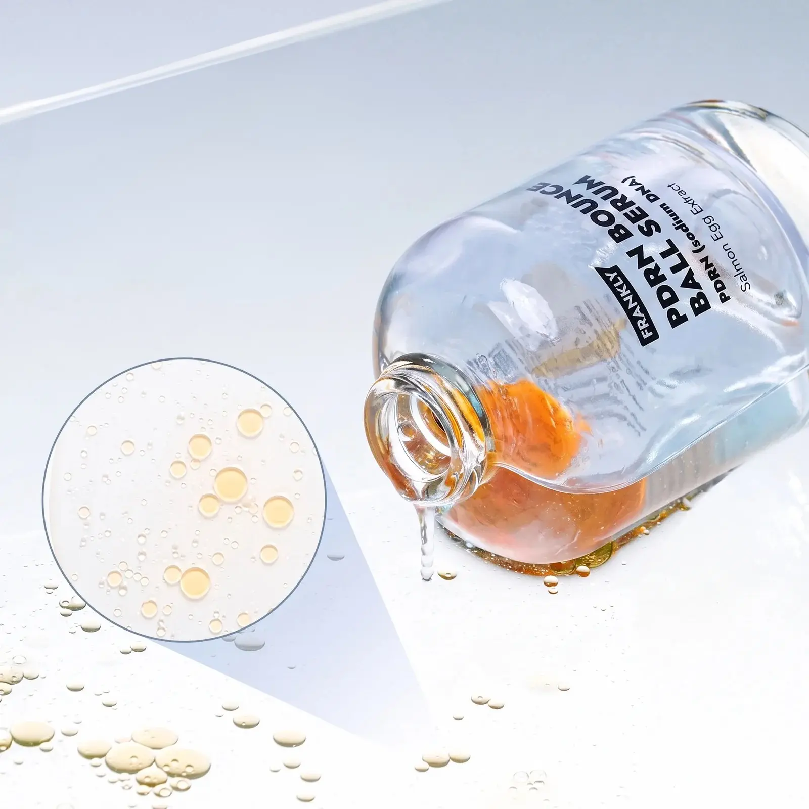 Textura ultraligera de FRANKLY PDRN Bounce Ball Serum